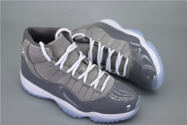 Youth Running Weapon Air Jordan 11 Grey Shoes 001